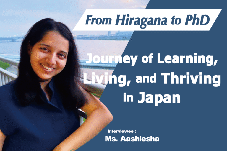 MEXT student Learning, Living, and Researching in Japan
